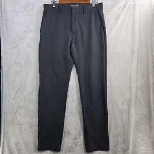 PROOF Nomad Size 33 Gray Tech Pants Slim Fit Stretch Menswear Modern‎ Casual